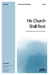 His Church Shall Rest SATB choral sheet music cover